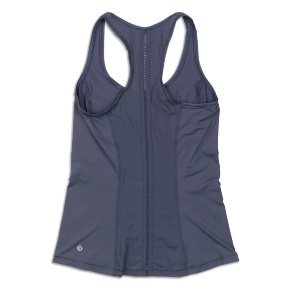 Lululemon- Charcoal Sculpt it Singlet Active Wear Work Out Tank Top - Picture 2 of 9